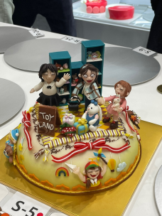 한국 국제 베이커리쇼 대회 수상 작품 - 마지팬 케이크
