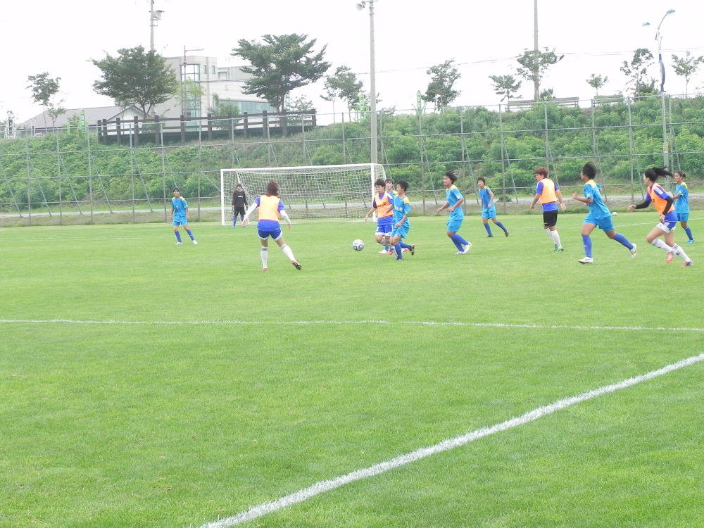 중국 강소성 여자축구단 방문과 친선경기 이미지 3