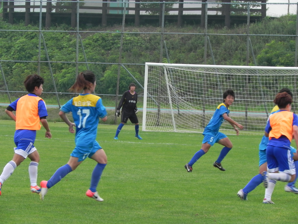 중국 강소성 여자축구단 방문과 친선경기 이미지 2